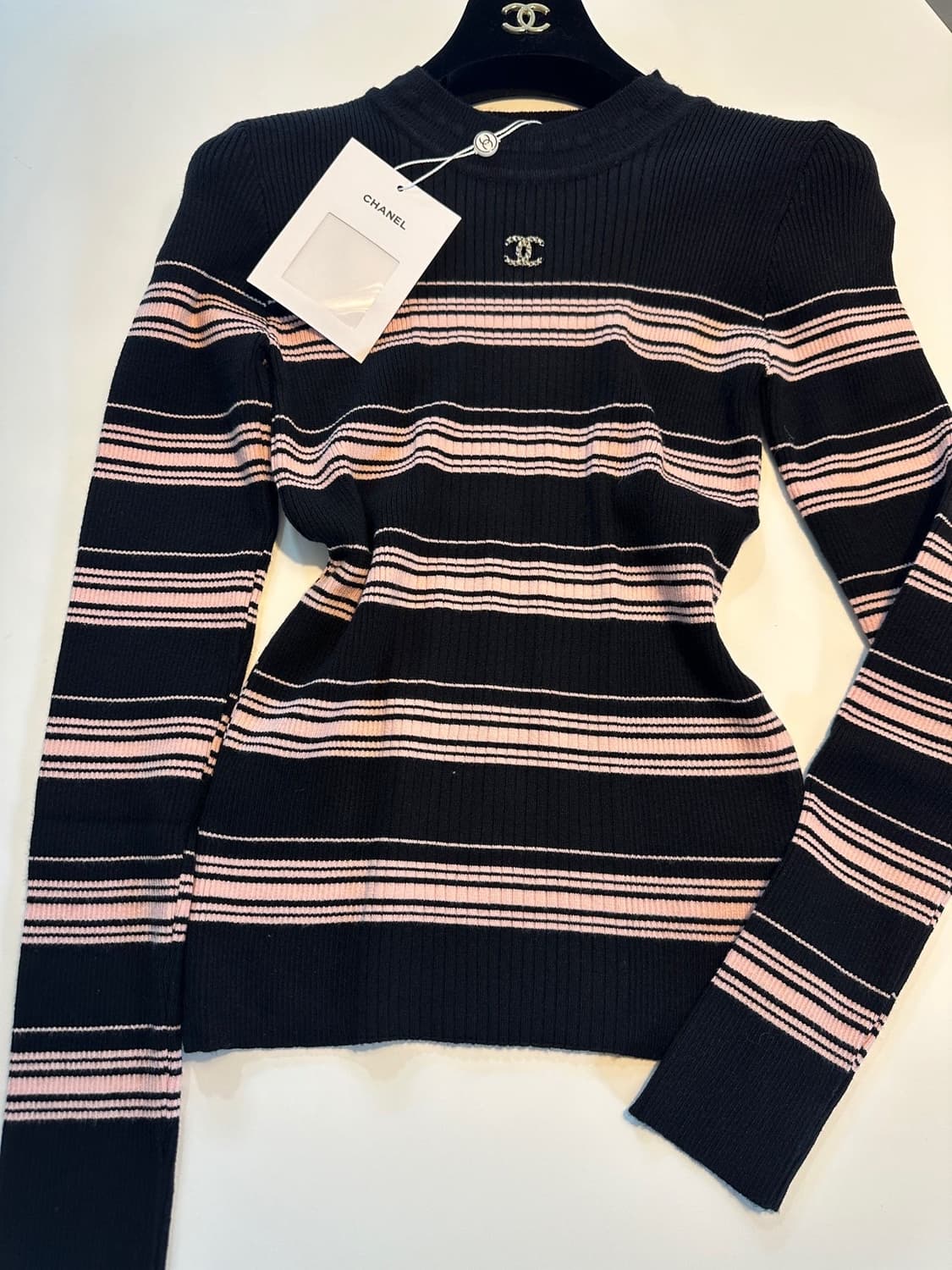 (새상품)샤넬줄지니트 상품이미지6