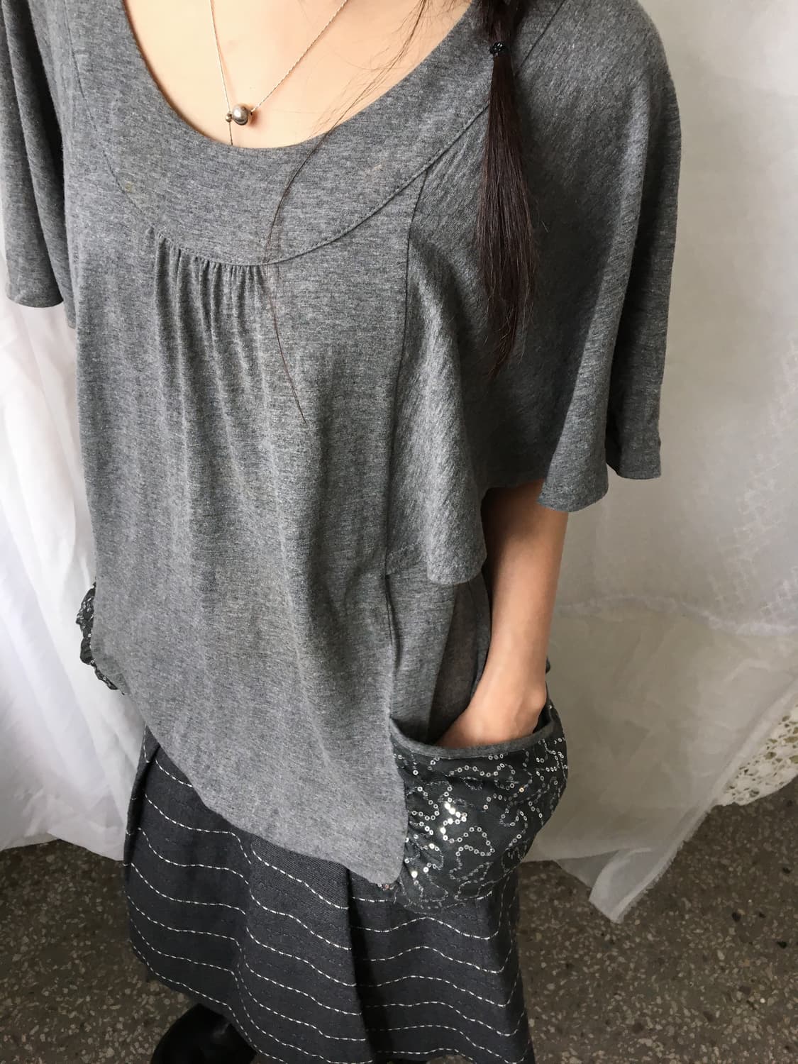 ⊹ Earth Music & Ecology Sequin Pocket Gr 상품이미지4