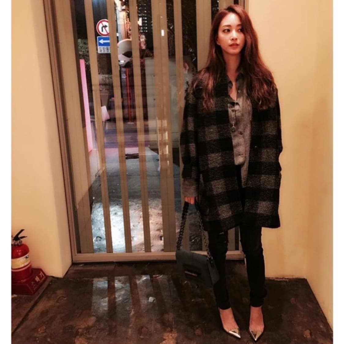 이자벨마랑 지노 체크 울 코트 상품이미지2