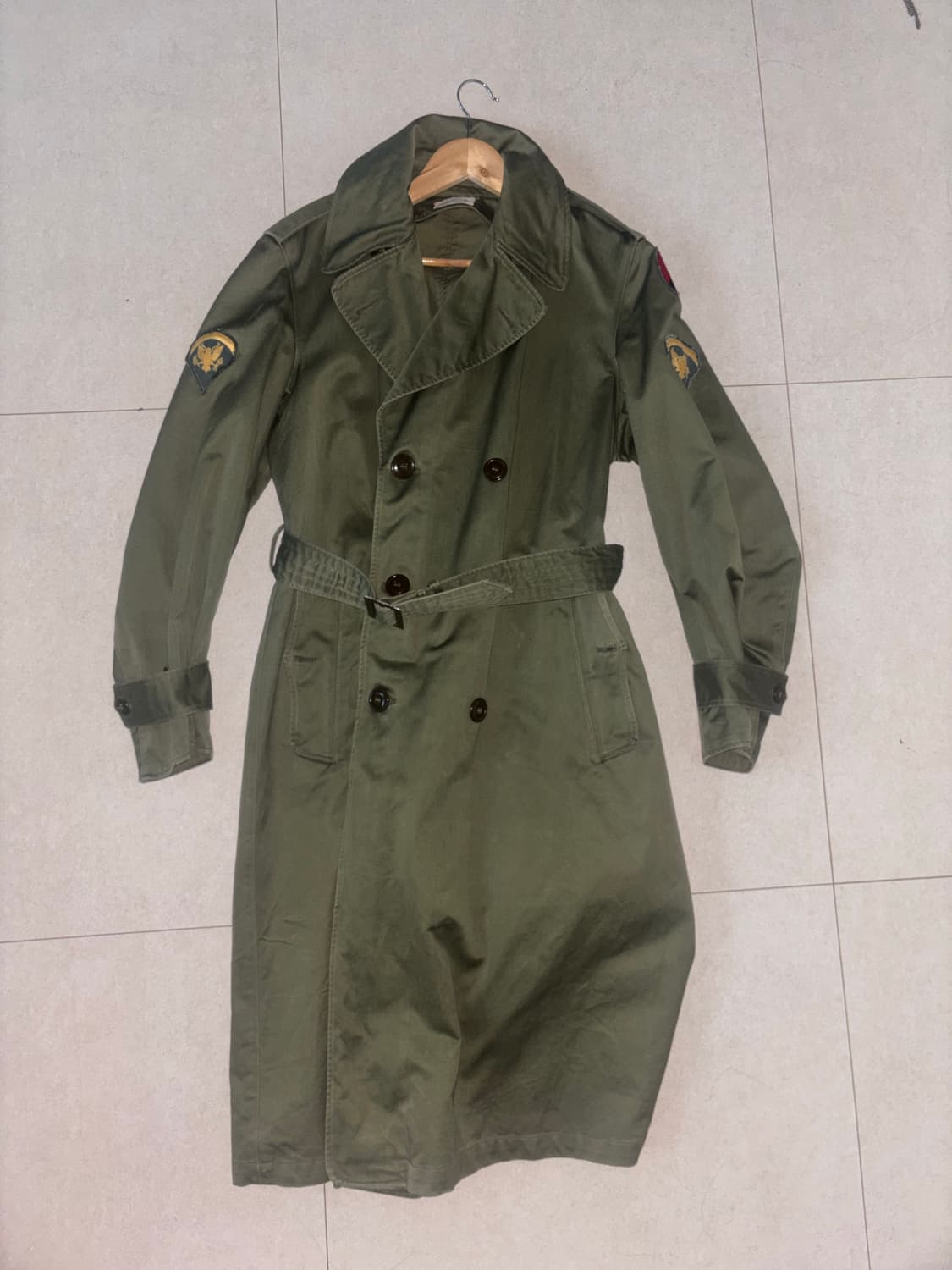 60s 미군 보급용 트렌치코트 상품이미지1