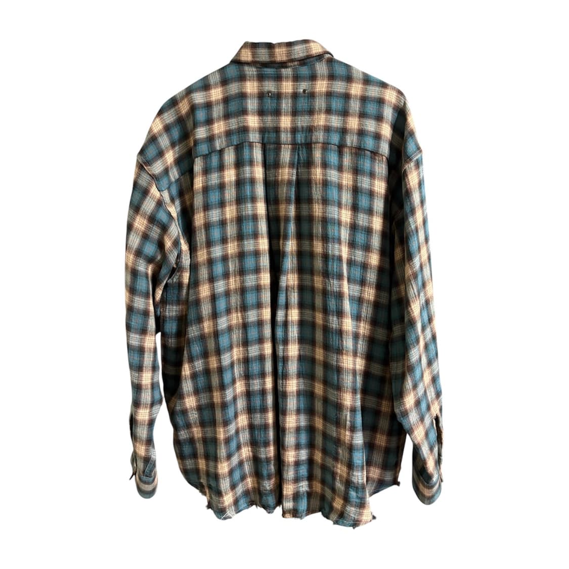 Gakihara 젬 웨스턴 오버셔츠 터콰이즈 상품이미지2