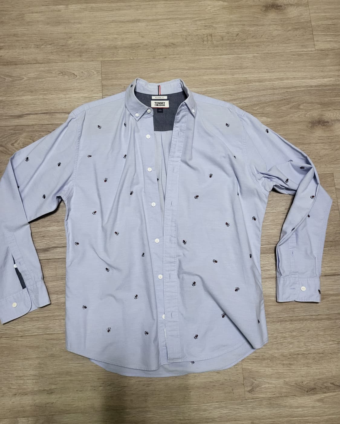 타미진 자수 셔츠 상품이미지1