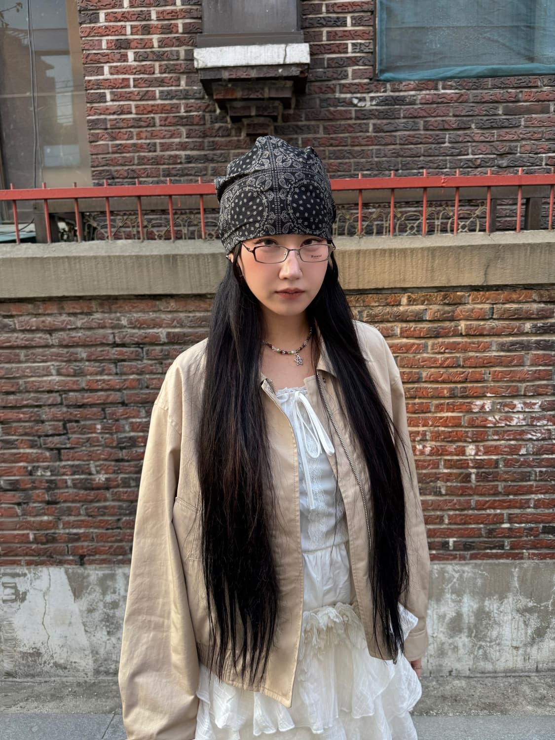 페이즐리 반다나 패턴 비니 듀렉 두건 상품이미지3