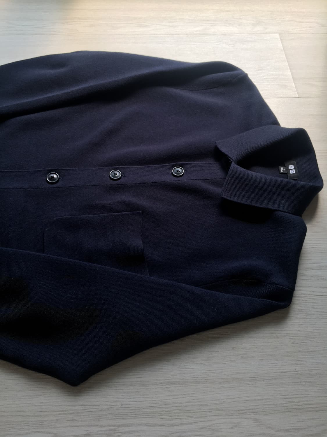 (S) 유니클로 25fw 밀라노립셔츠칼라가디건 상품이미지1