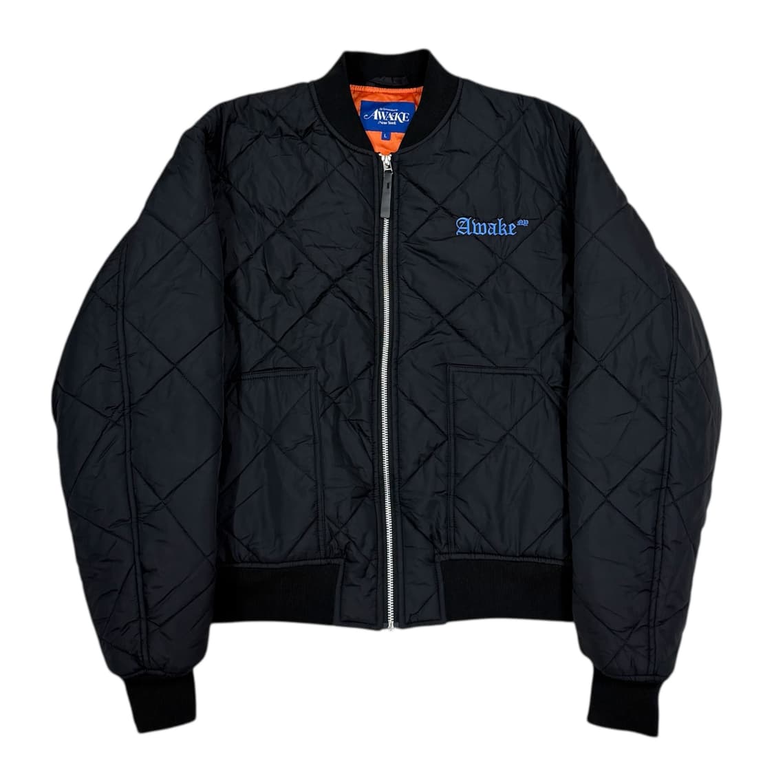 어웨이크 뉴욕 퀄팅 나일론 봄버 자켓 블랙 L 상품이미지2
