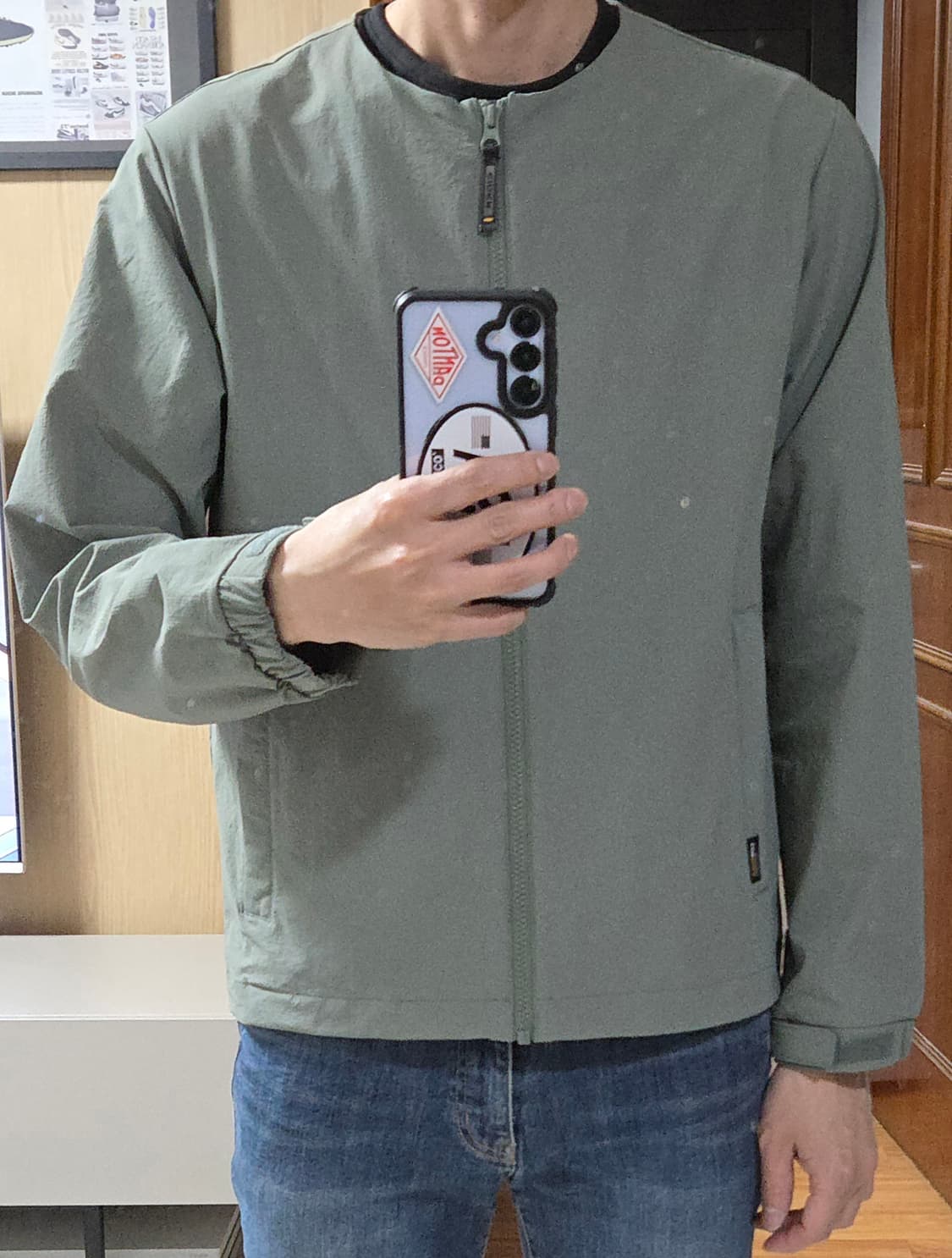 (착샷) 아이더 코듀라 우븐 라이너 가디건 상품이미지9