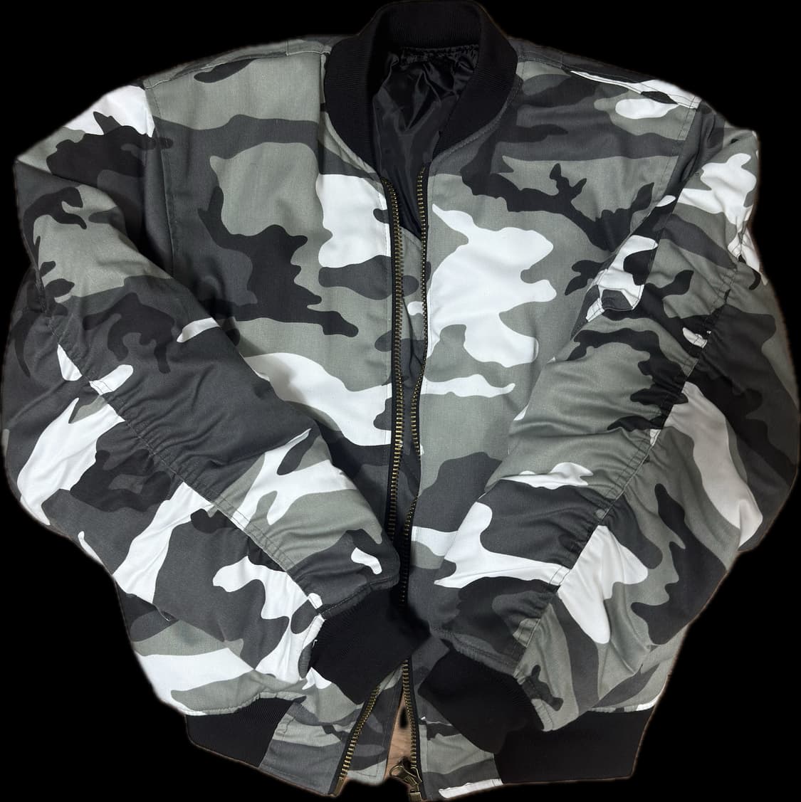 스노우 카모 MA-1 상품이미지1