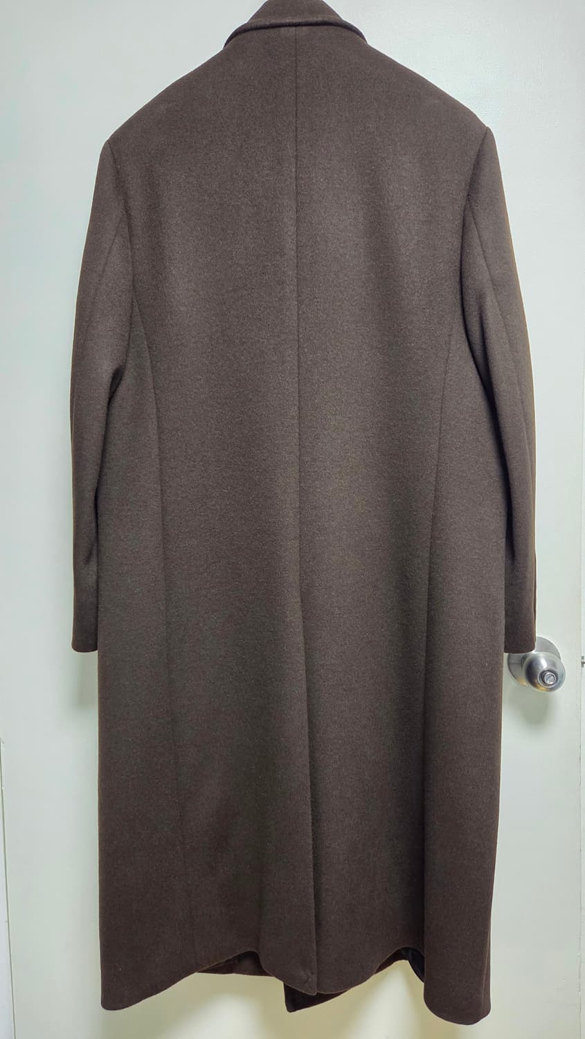 48 M) 새상품 토니웩 캐시미어 더블 코트 다크브라운 상품이미지3