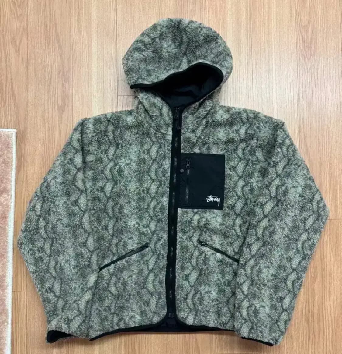 스투시 셰르파 자켓 스네이크 자카드 XL 상품이미지3