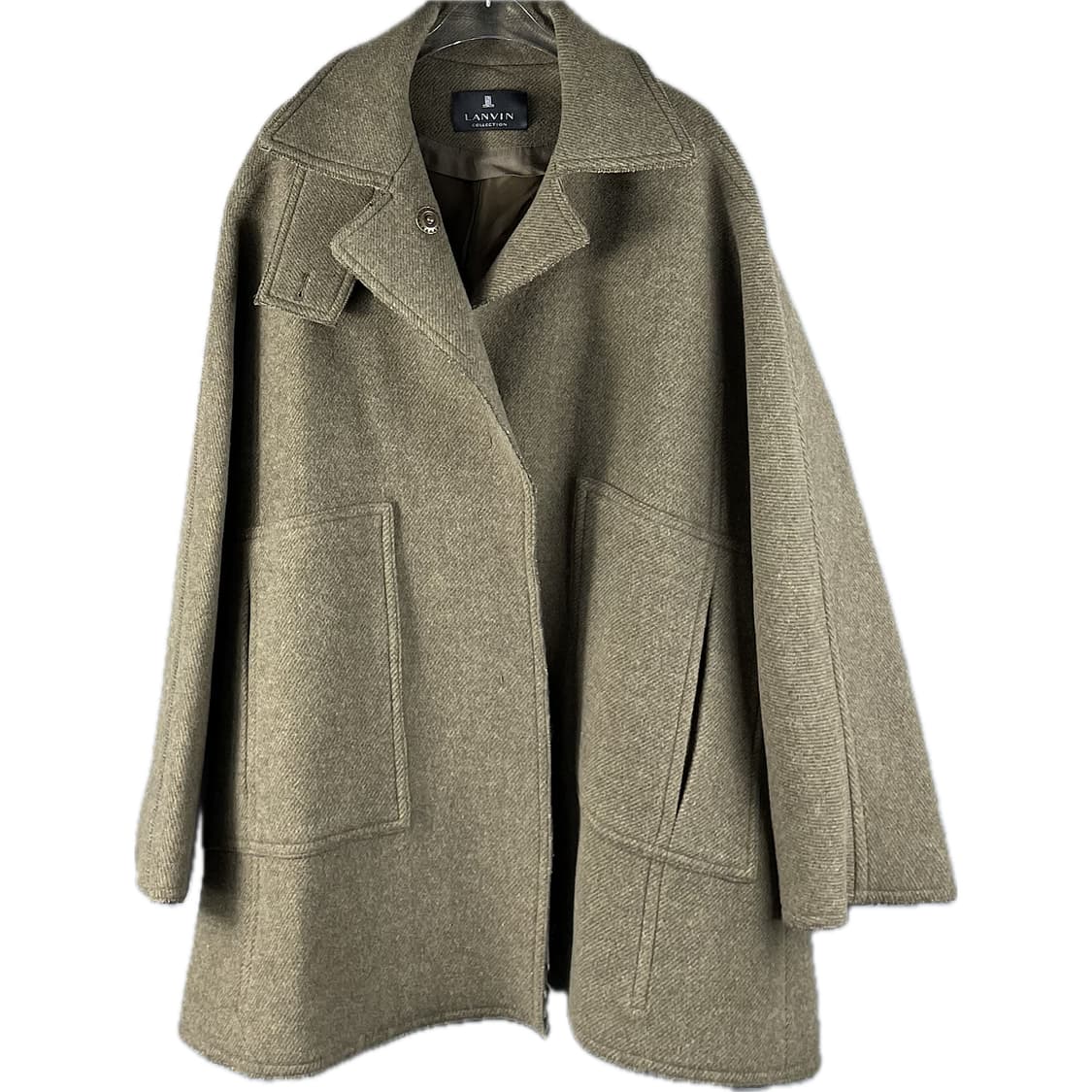 [M] 랑방 컬렉션 헤링본 오버핏 코트 상품이미지1