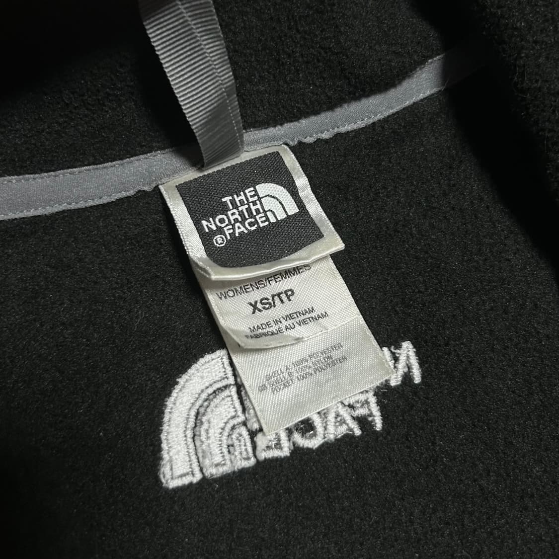 [XS] Northface 노스페이스 우먼즈 블랙 후리스 집업 자켓 상품이미지5