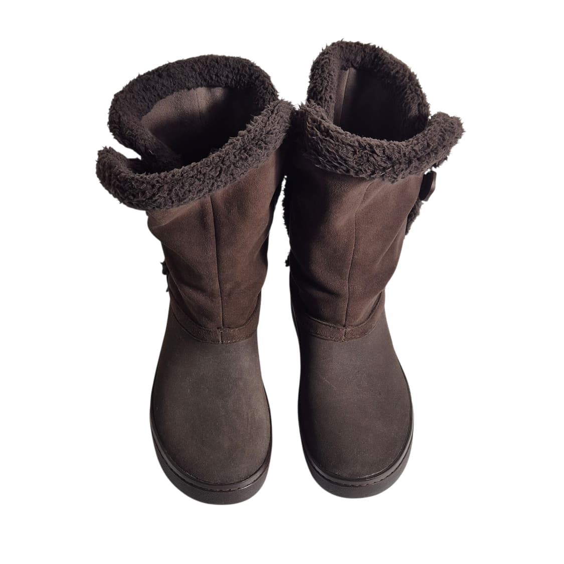 230-235) CROCS 크록스 모데사 스웨이드 버튼 부츠 상품이미지5