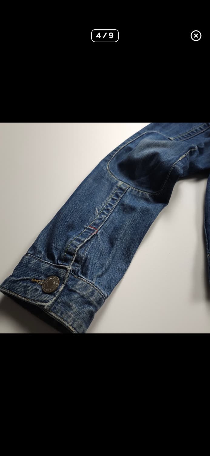 [L] 디스퀘어드2 00‘s 빅로고 디테일 워싱 데님 트러커 자켓 상품이미지4