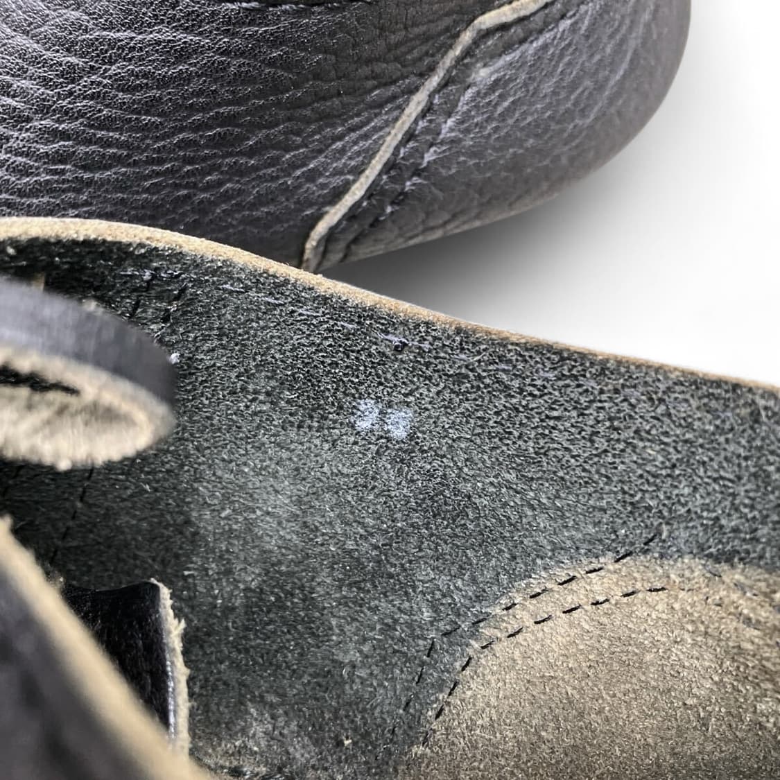 꼼데가르송 트리콧 가죽 플레인토 더비슈즈 상품이미지4