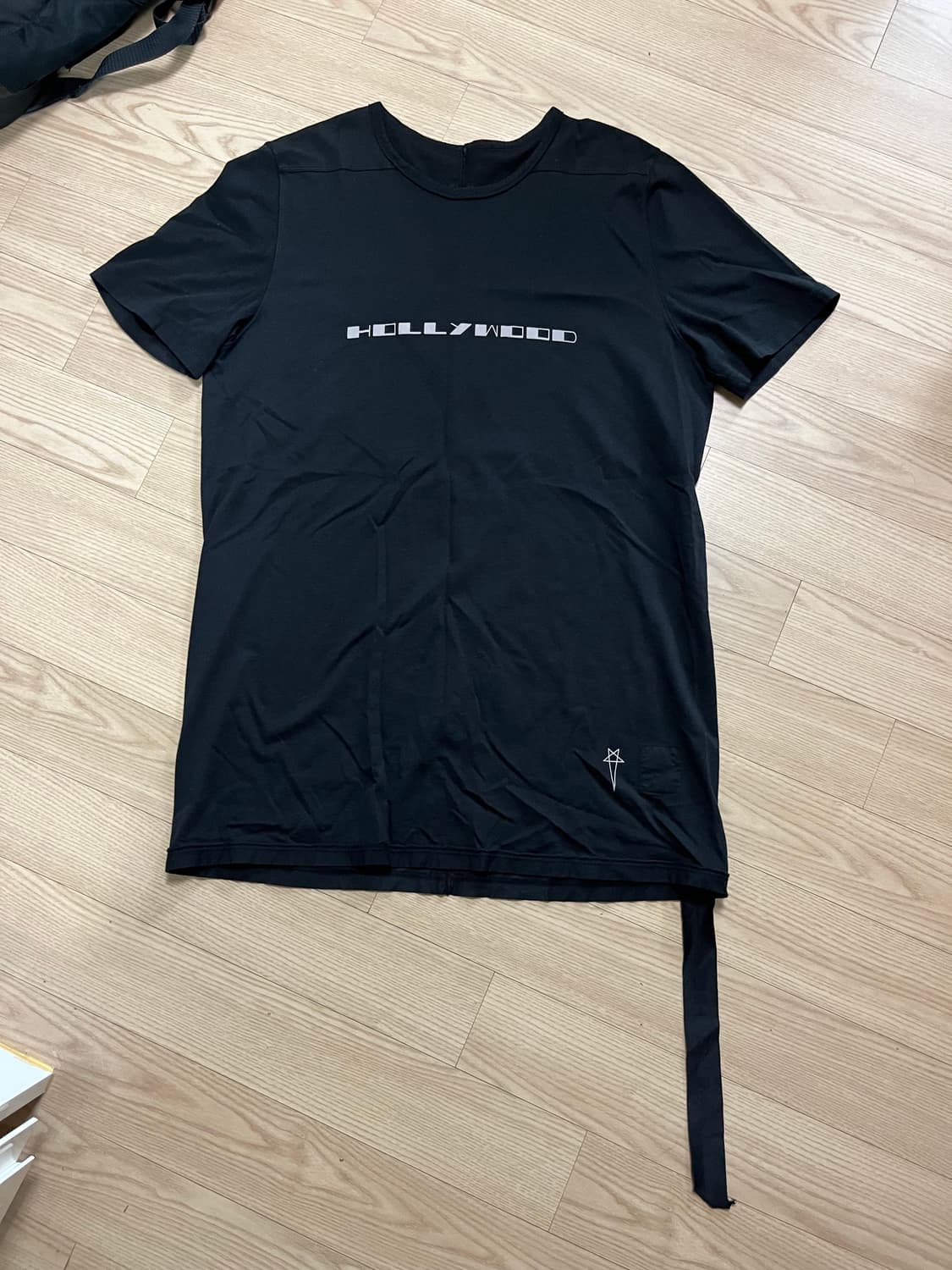 Rickowens Drkshdw 25ss 할리우드 레벨 코튼 티셔츠 상품이미지1