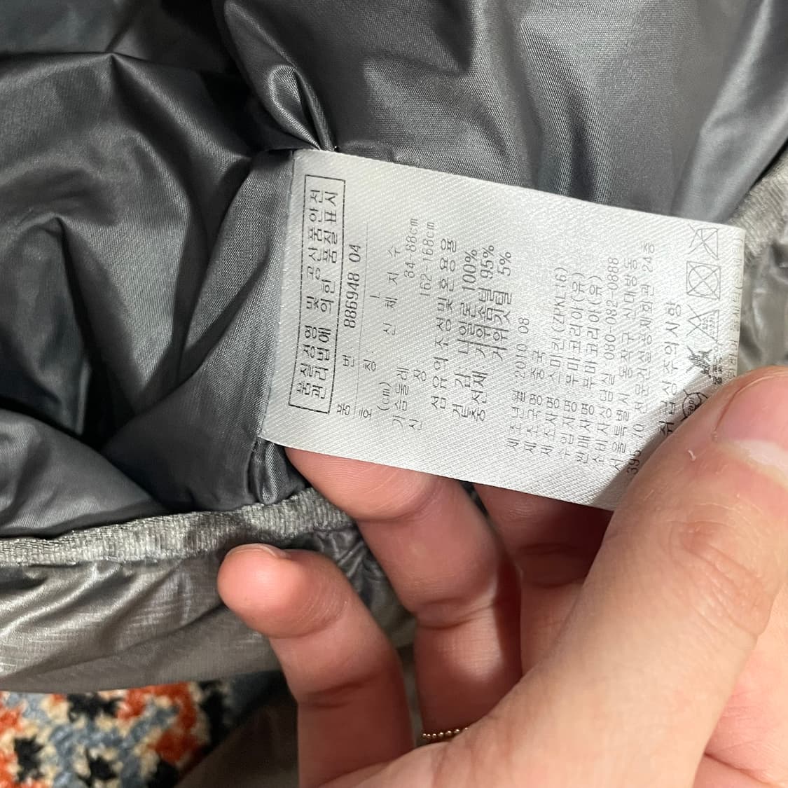 푸마 그레이 경량패딩 점퍼 자켓 여성L 상품이미지6