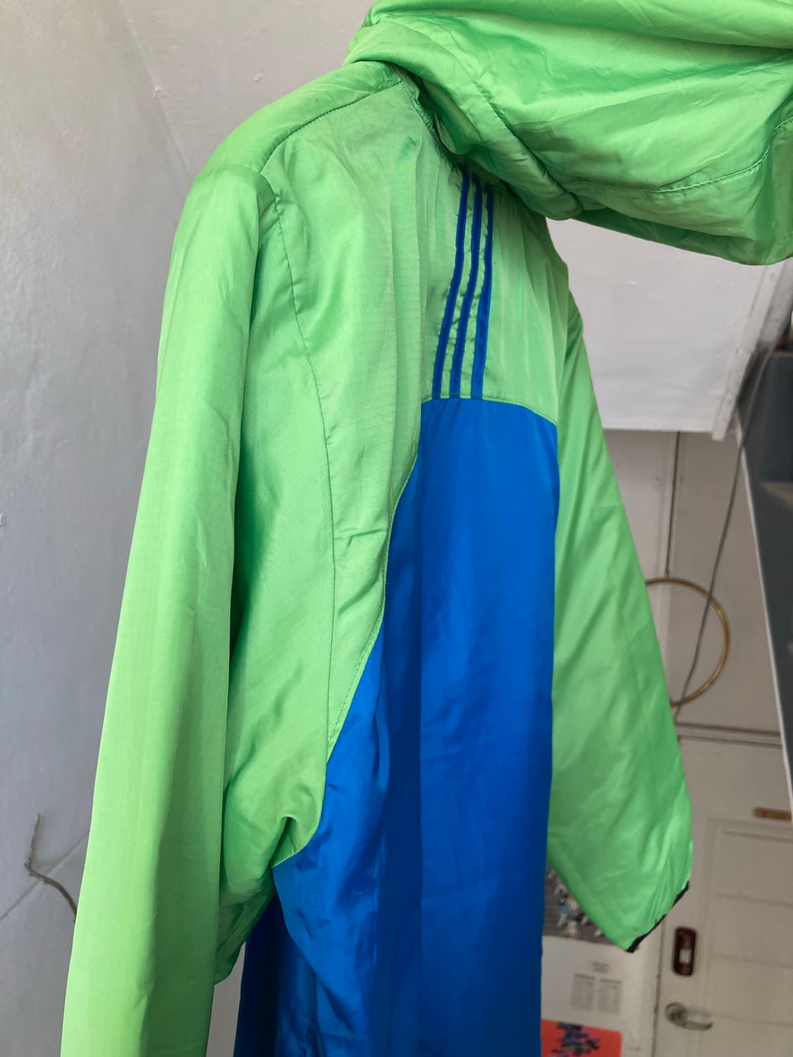 아디다스 adidas 그린블루 경량패딩 상품이미지6