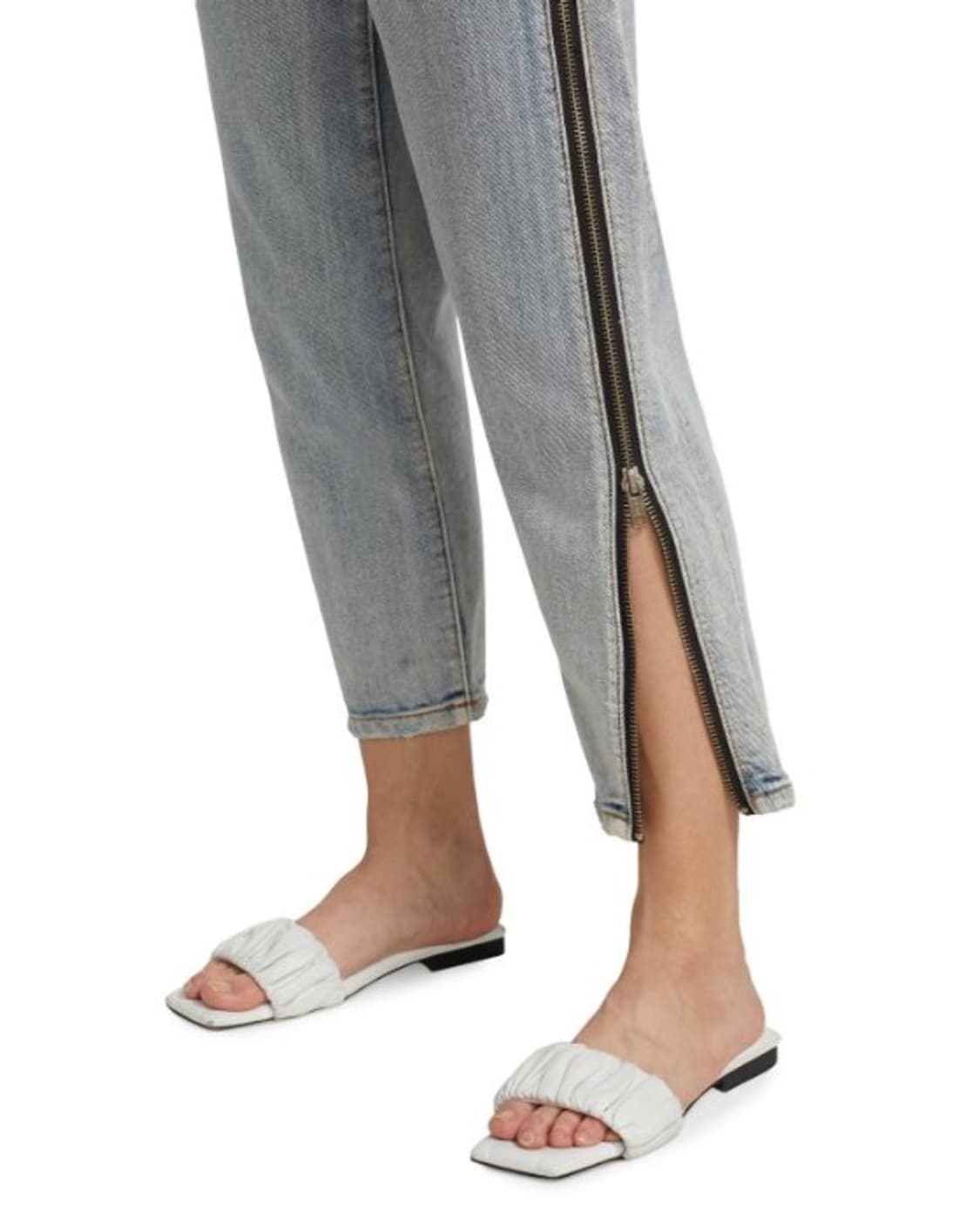 필립 림 하이라이즈 지퍼 디테일 스트레이트진 상품이미지2