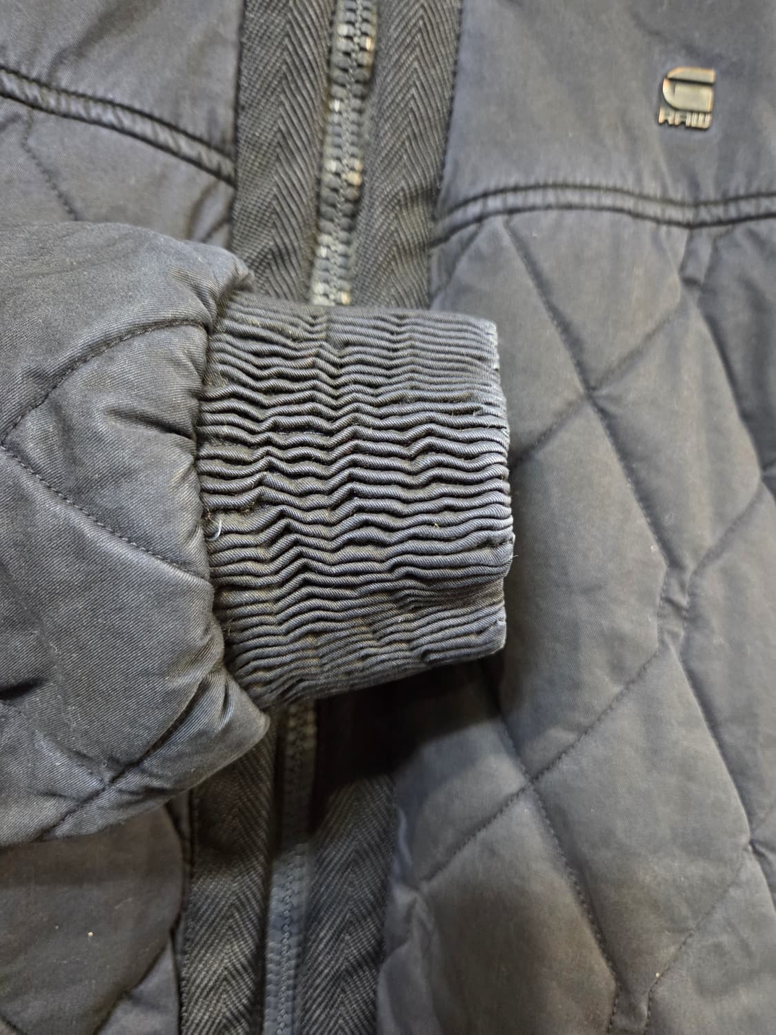 G-Star RAW 퀼팅 봄버 자켓 블랙(M) 상품이미지4