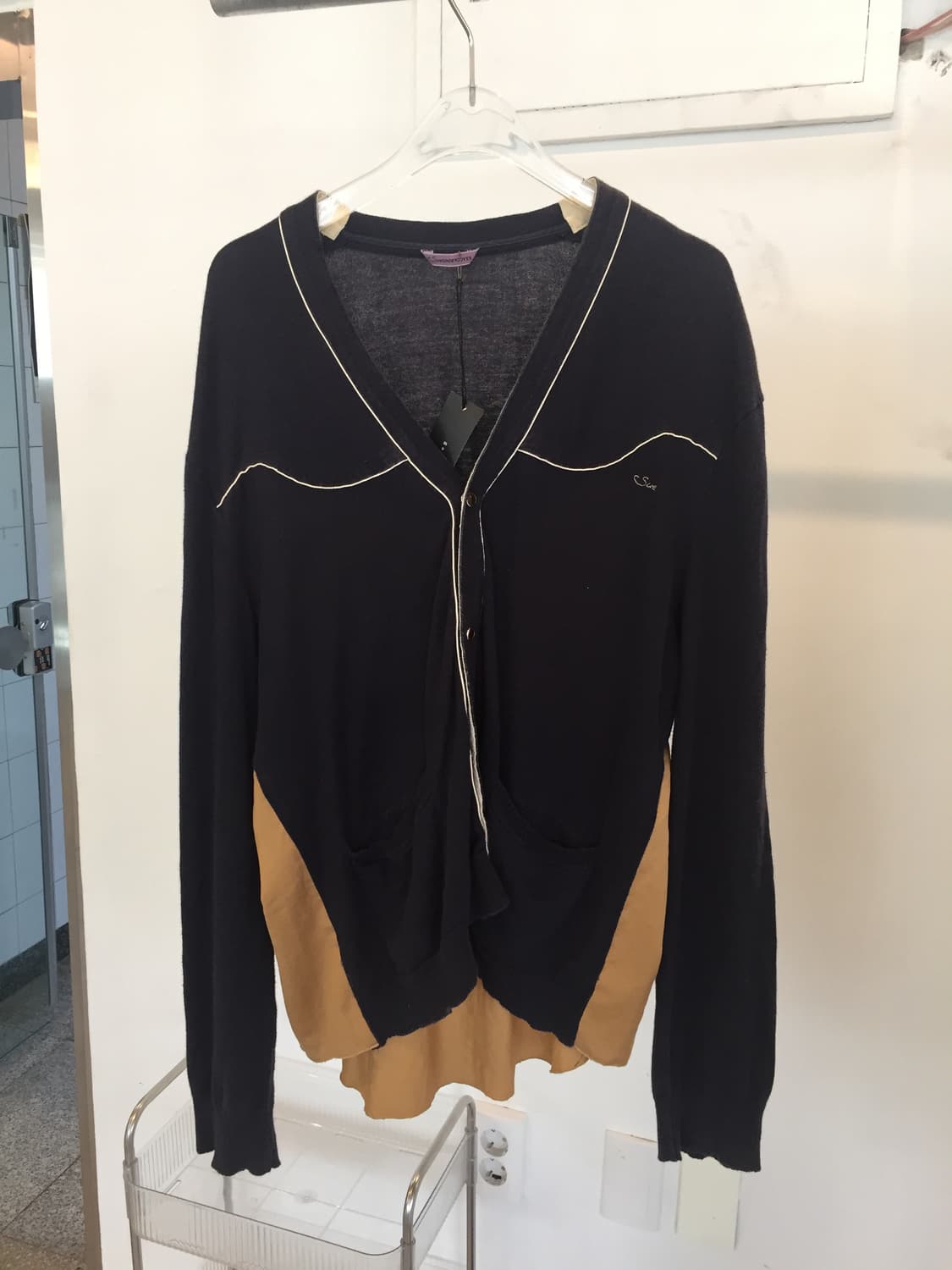 Sue Undercover Two-Tone Knit Cardigan  상품이미지2