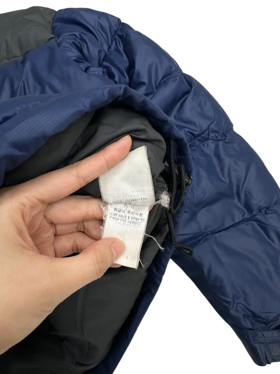 노스페이스 700 눕시 구스다운 패딩 블루 (M~L) 상품이미지10