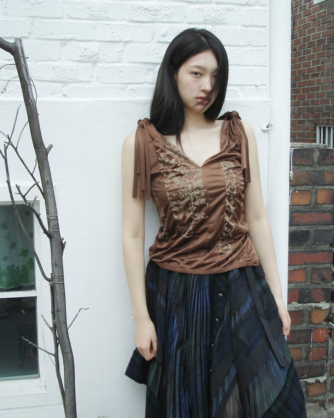 SACAI AD2002 multi way draped top 상품이미지1
