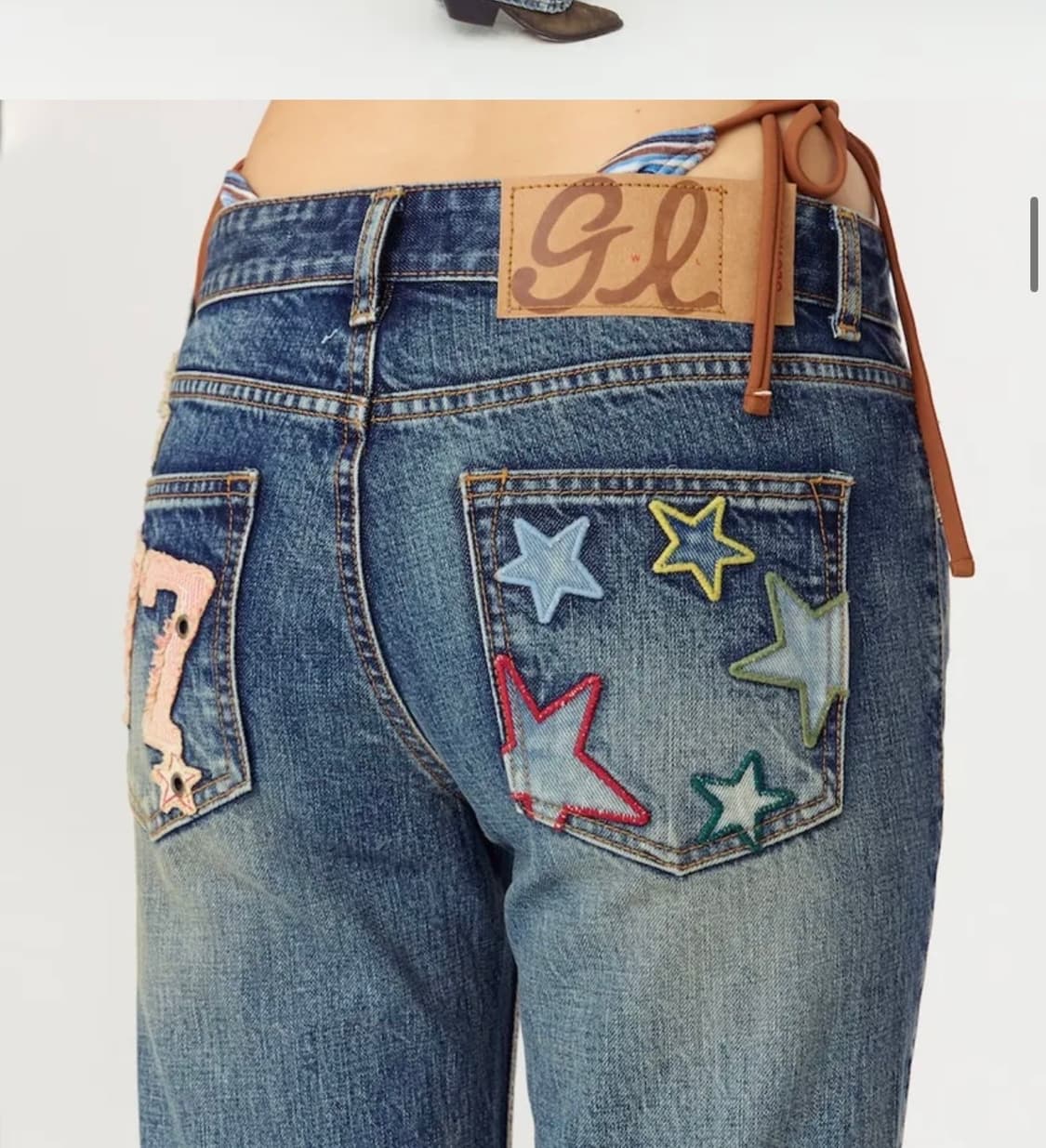 WESTERN FLARE JEANS (VINTAGE BLUE) 상품이미지1