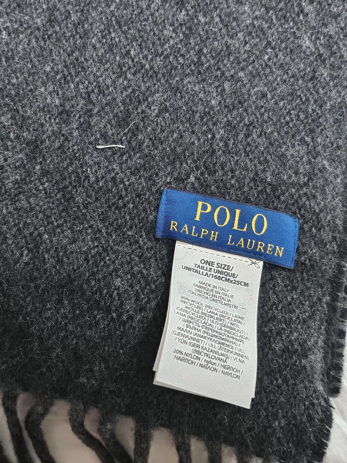 폴로랄프로렌 울혼방 머플러 25X140 상품이미지2