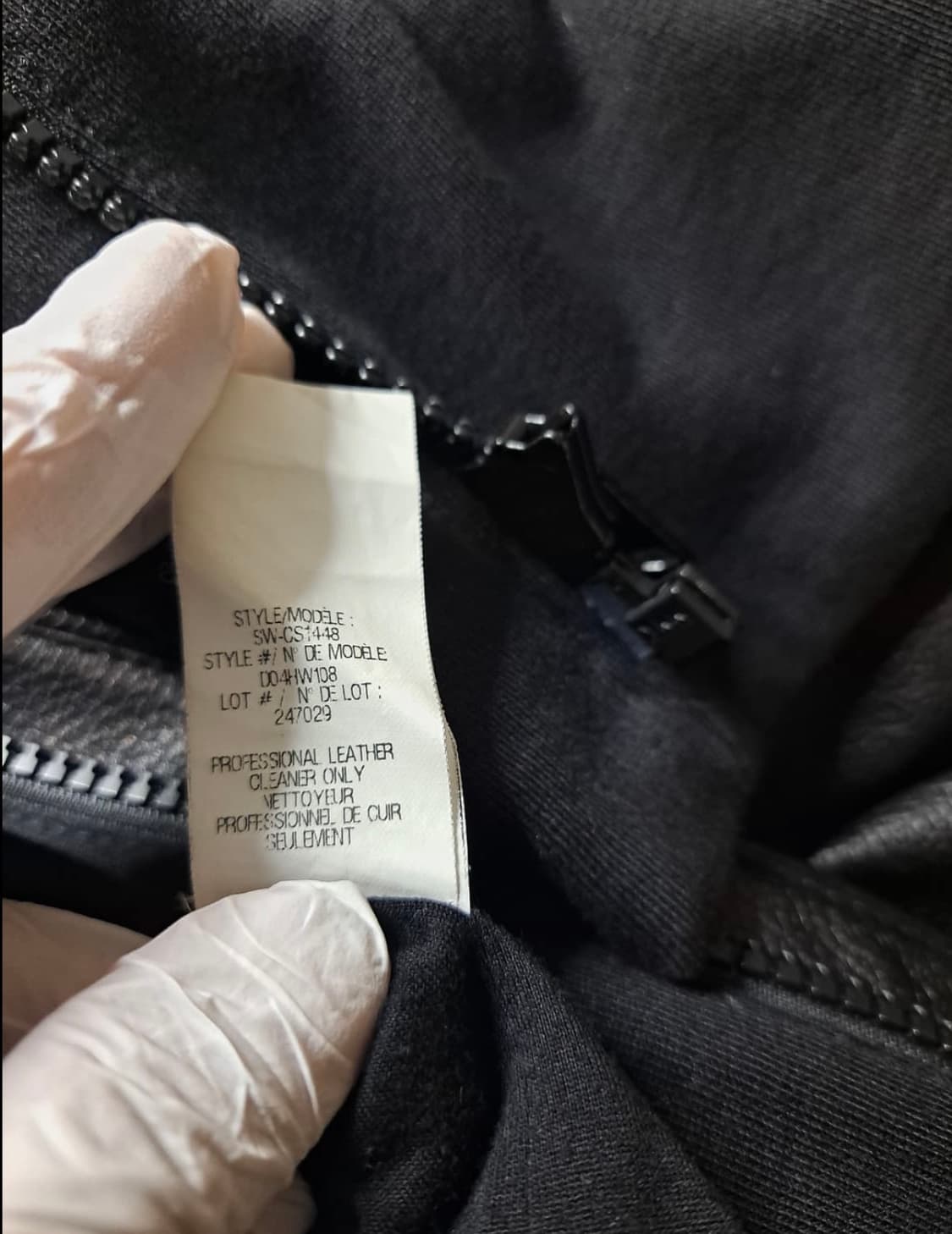 Helmut Lang HELMUT LANG 헬무트랭- 레더 울 오버랩 스 상품이미지8