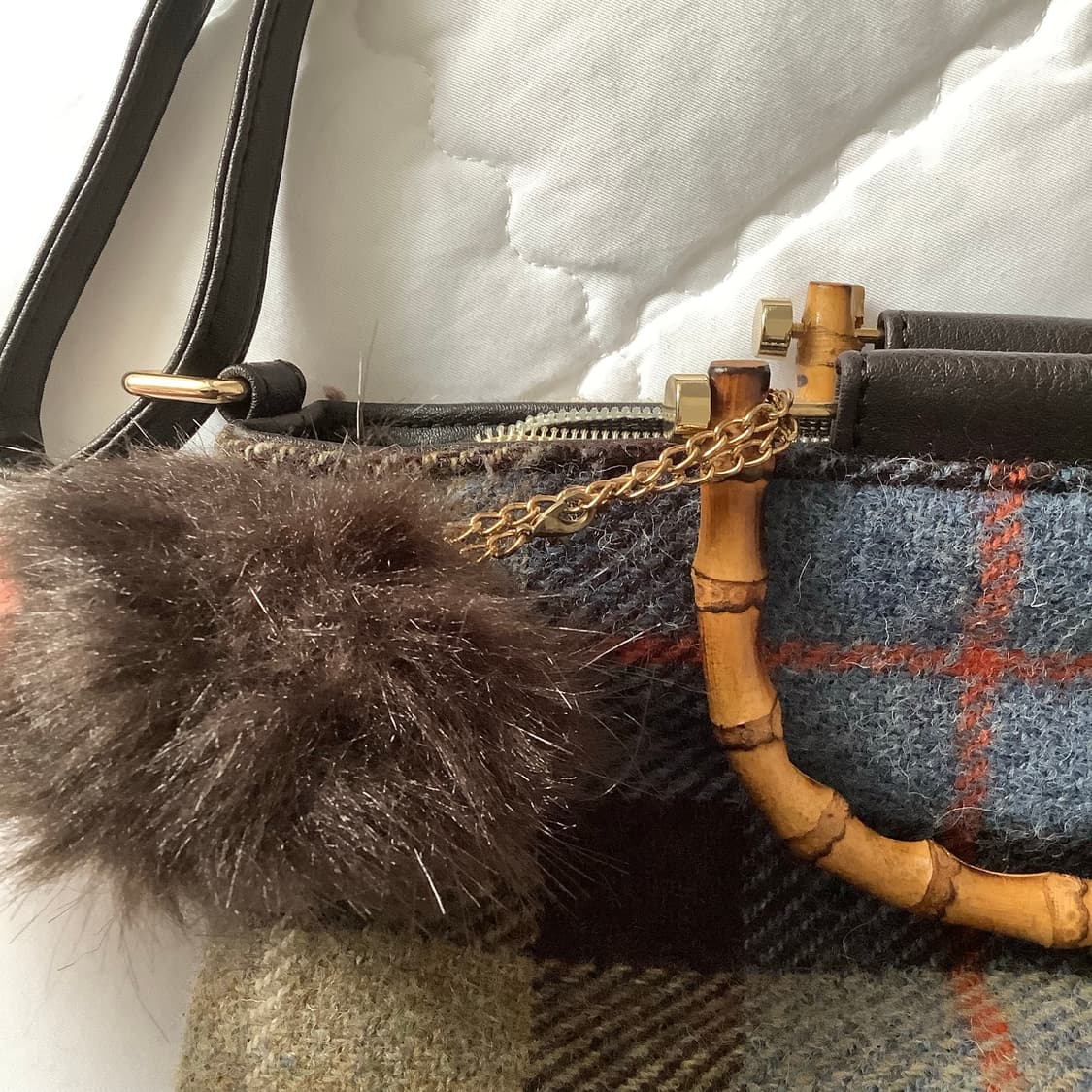 closshi 일본 빈티지 해리스 트위드 숄더백 상품이미지5