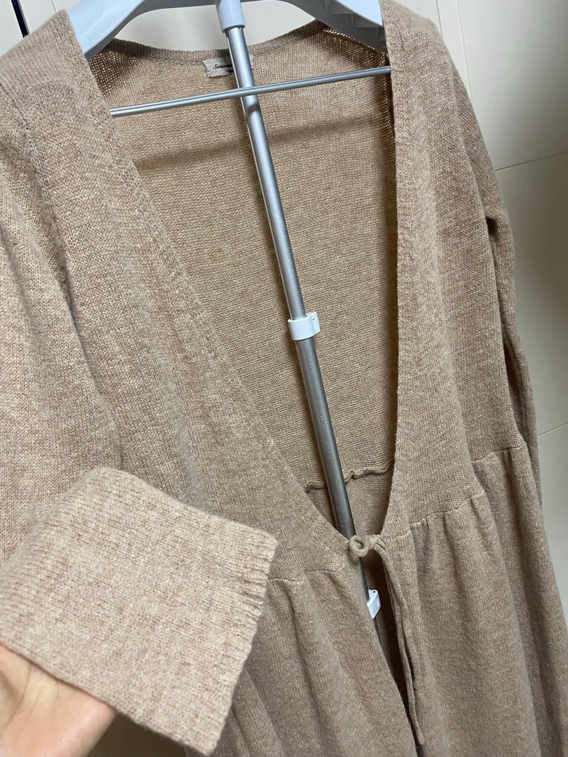 Samansa Mos2 베이지 가디건 Free 상품이미지1