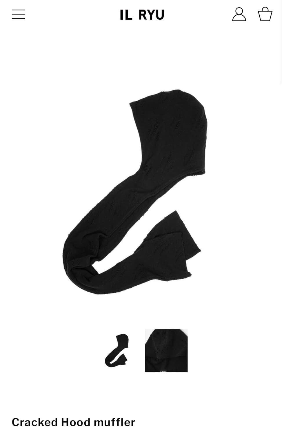 일류 Cracked Hood muffler (OS)  상품이미지1