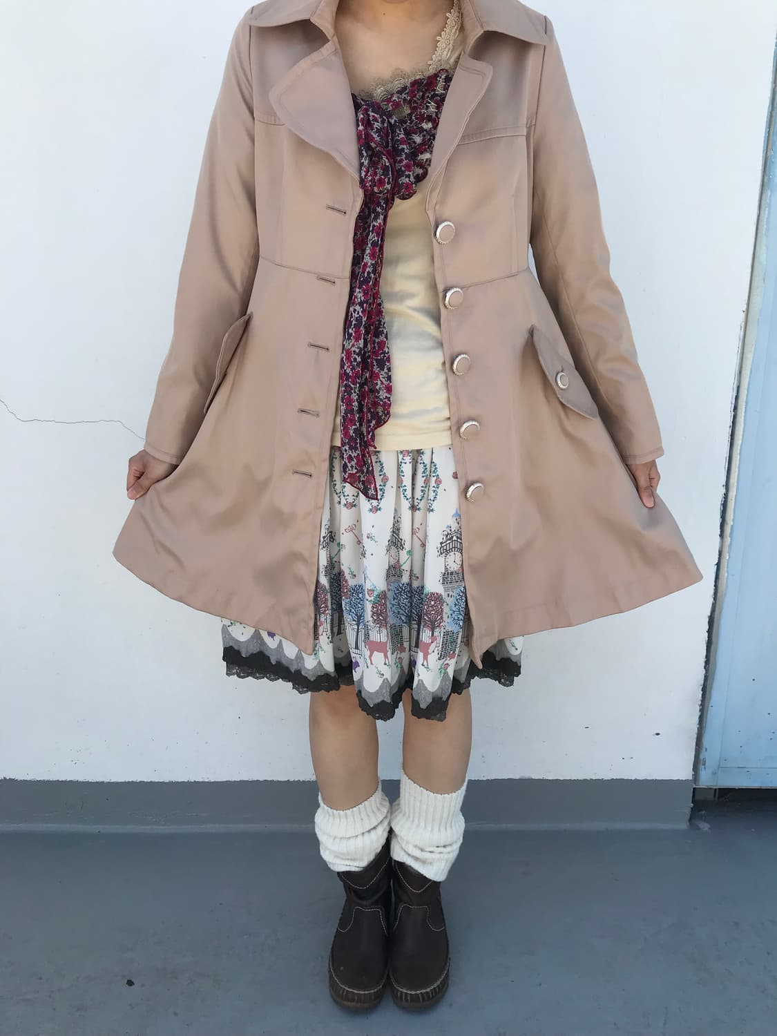 SUZUTAN 라떼갸루 트렌치코트  상품이미지2