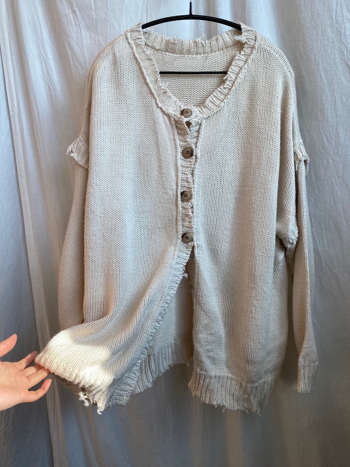 INGNI 니트 오버핏 가디건(F) 상품이미지6