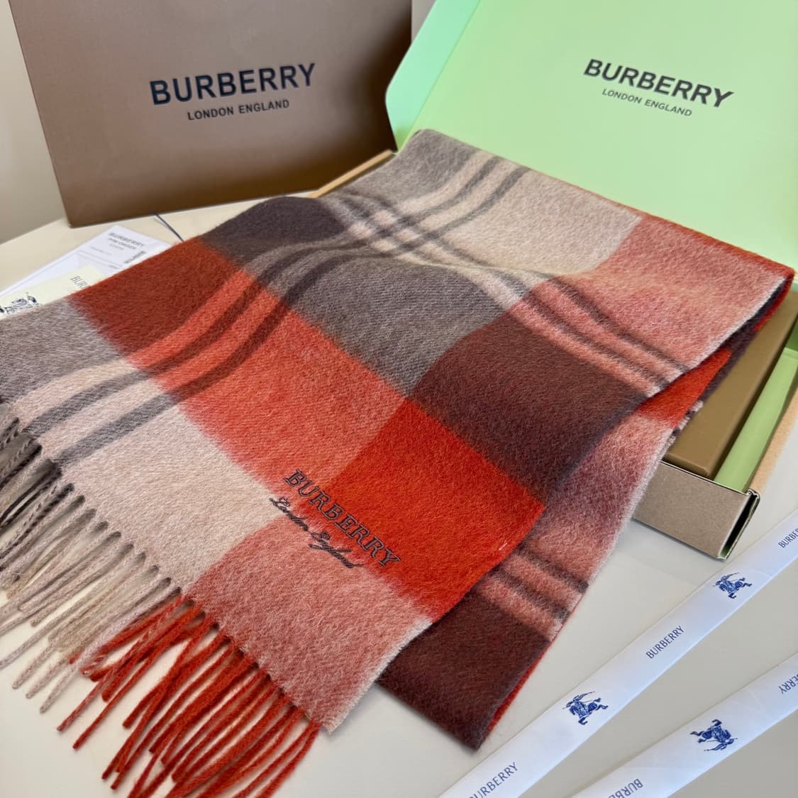 버버리 리버서블 스카프 100% 램스울
 상품이미지2