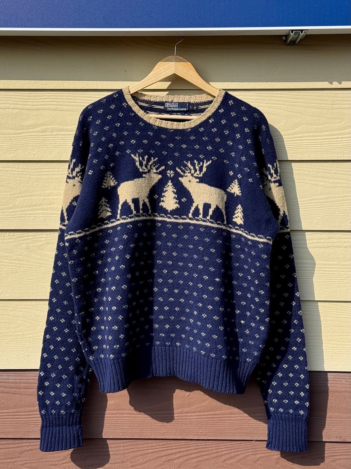90s 빈티지 폴로 노르딕 울 스웨터 니트 상품이미지1