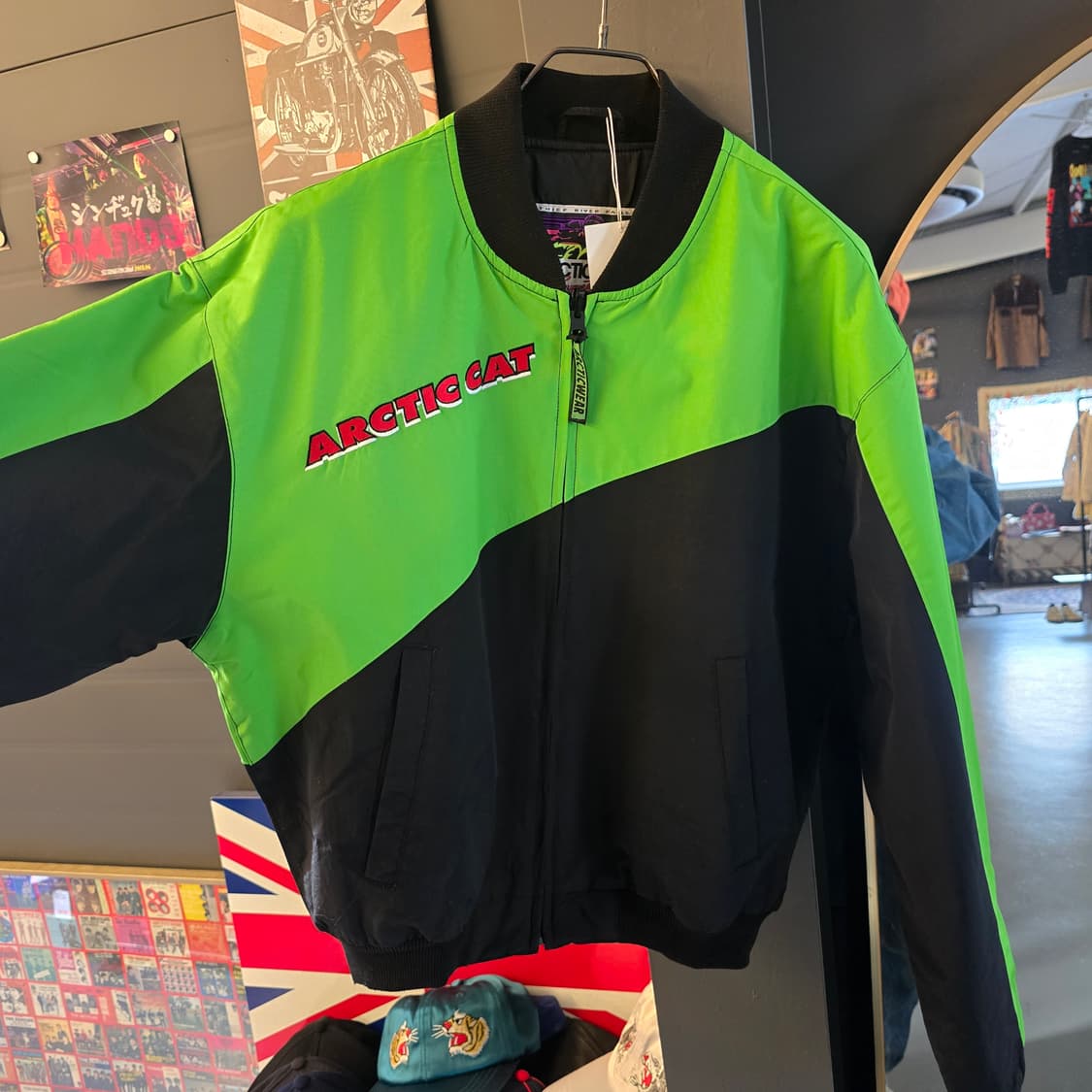 아크틱캣 ARCTIC CAT 레이싱 자켓 그린 블랙 상품이미지3