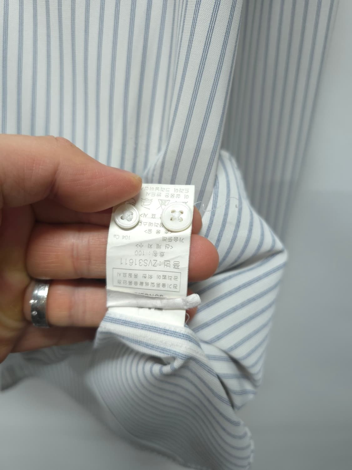 지오송지오 링클프리 스트라이프 셔츠 (95~100) 상품이미지6