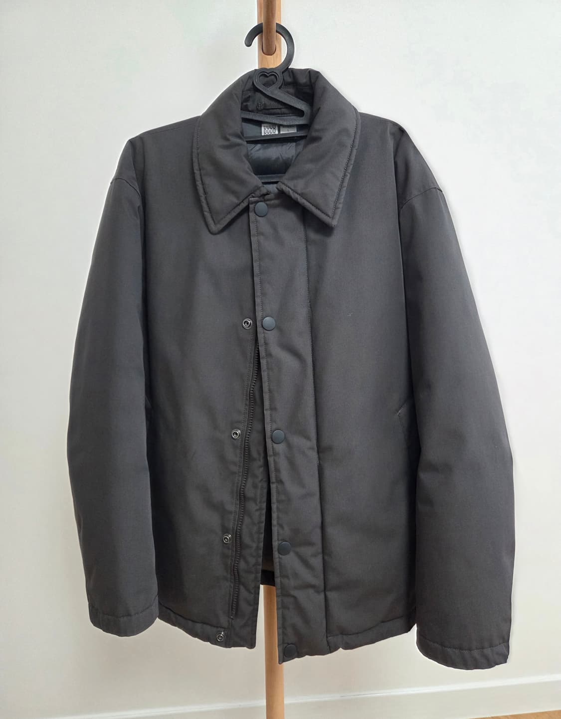 유니클로 회색 덕다운 패딩 자켓 L 상품이미지1