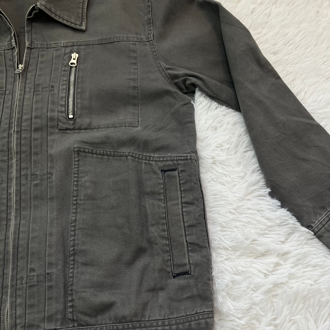 빈티지 데님 집업 자켓 블루종 758 y2k 스트릿 갸루 펑키 일본빈티지 상품이미지6