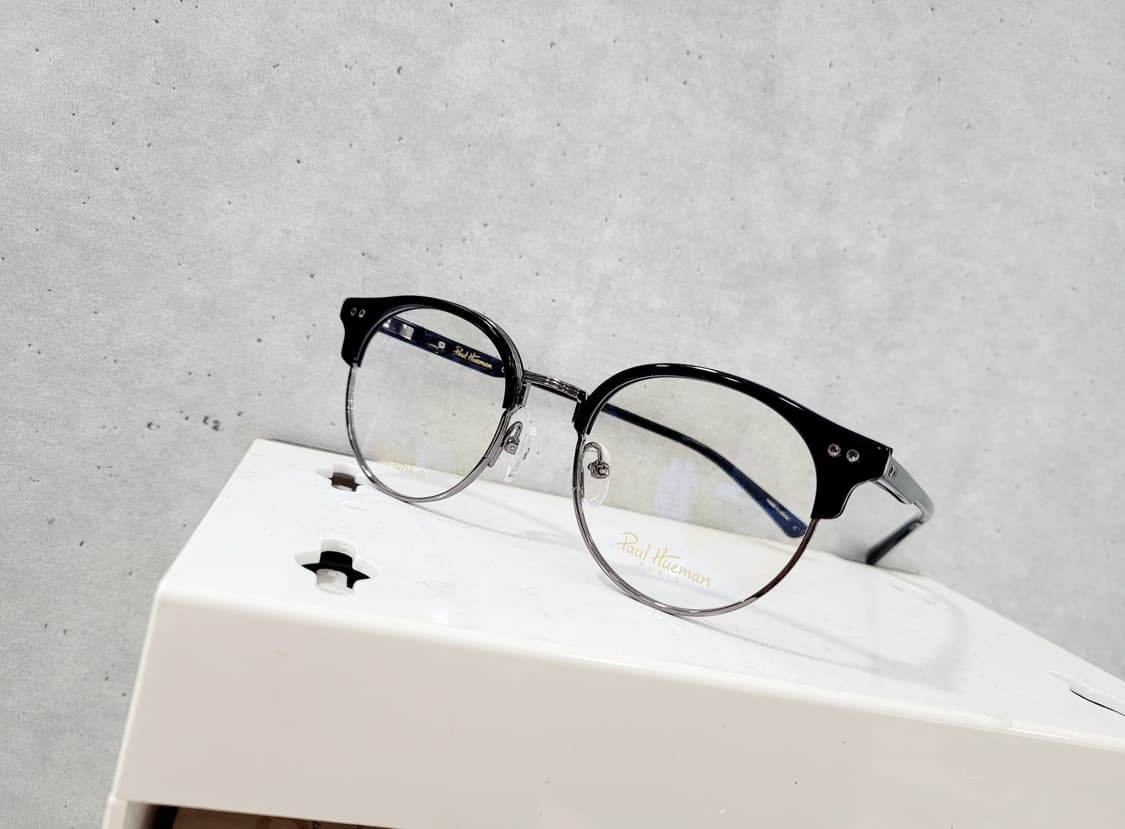 폴휴먼 안경 PHF-5271A 블랙원형하금테 안경 상품이미지6