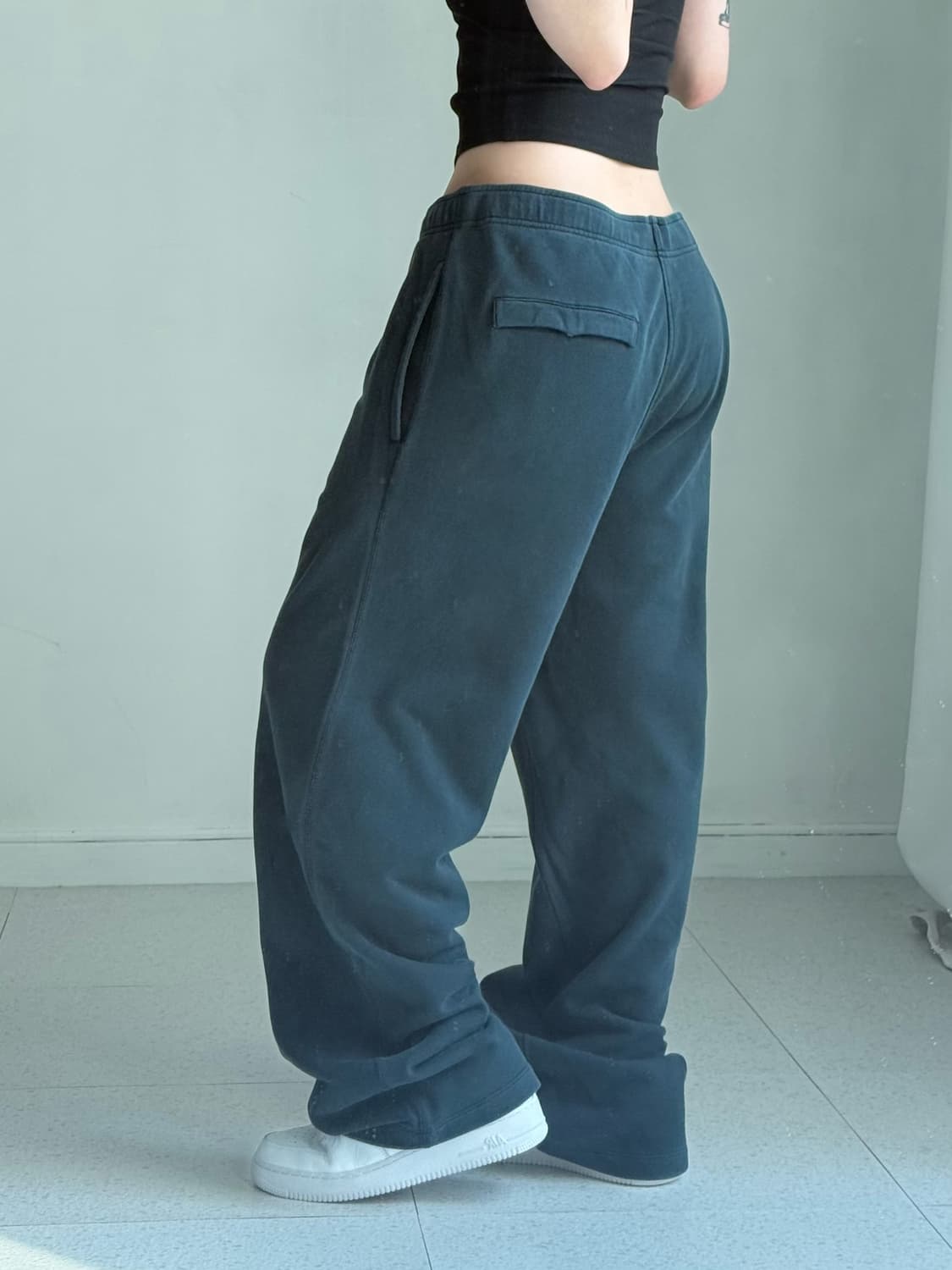 나이키 네이비 블랙 스웻팬츠 상품이미지3