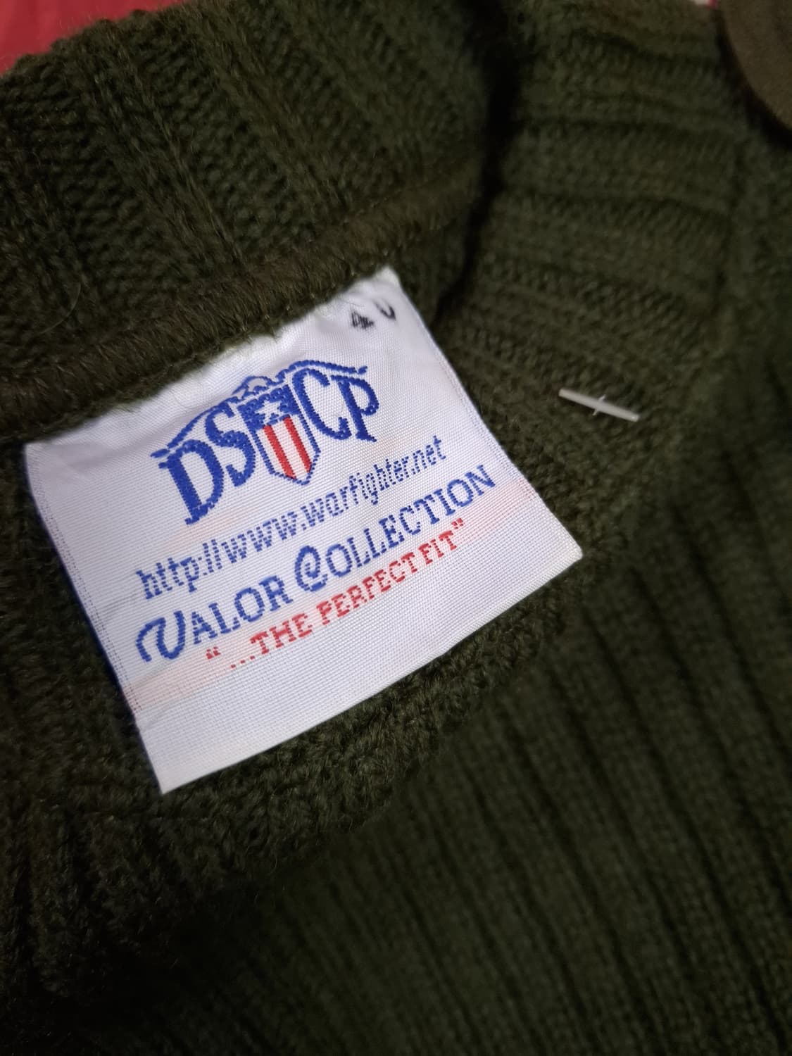 새제품 미군 지급용 울 코만도 스웨터 상품이미지2