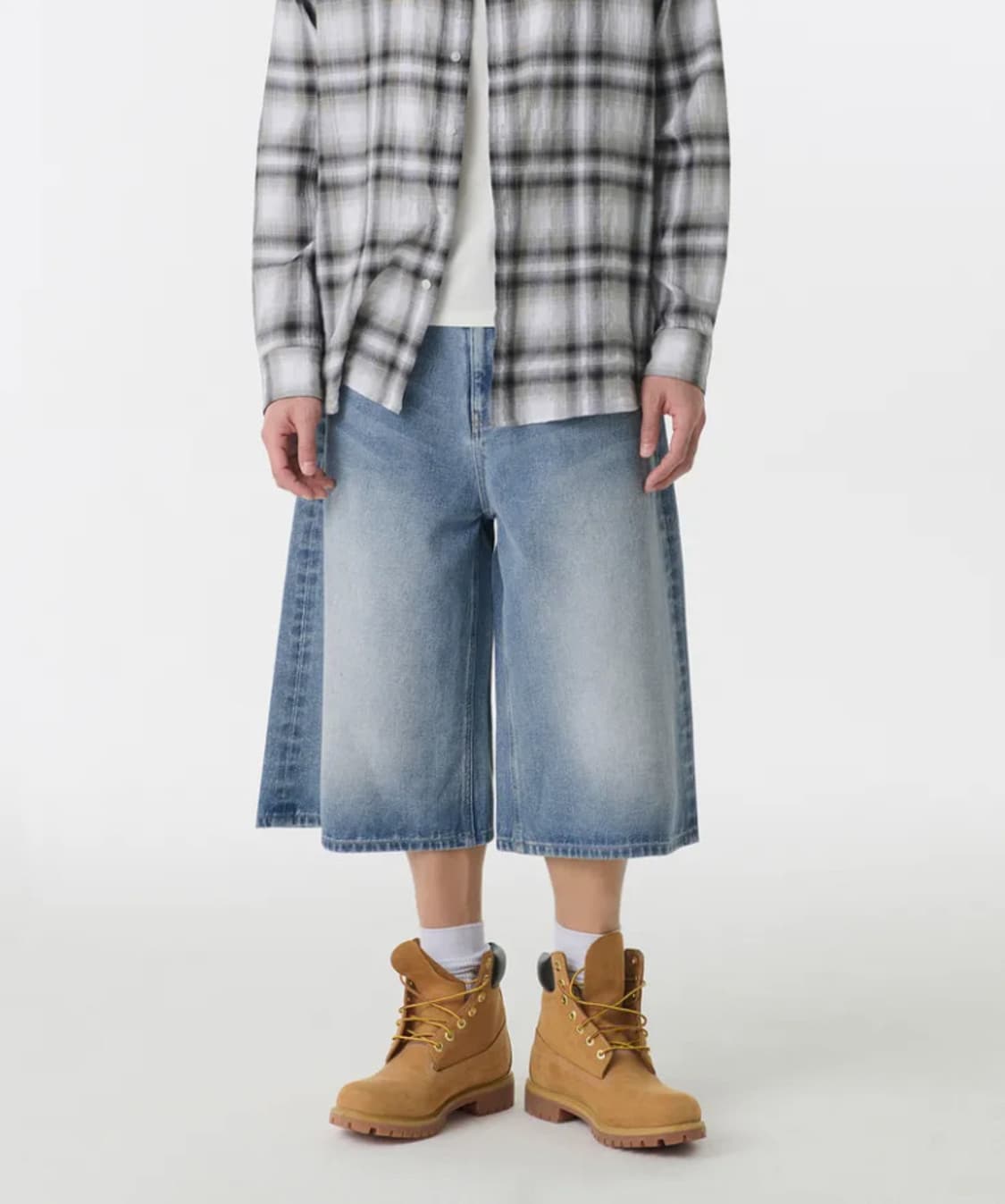 무신사 스탠다드 롱버뮤다 데님 팬츠 38사이즈 상품이미지1