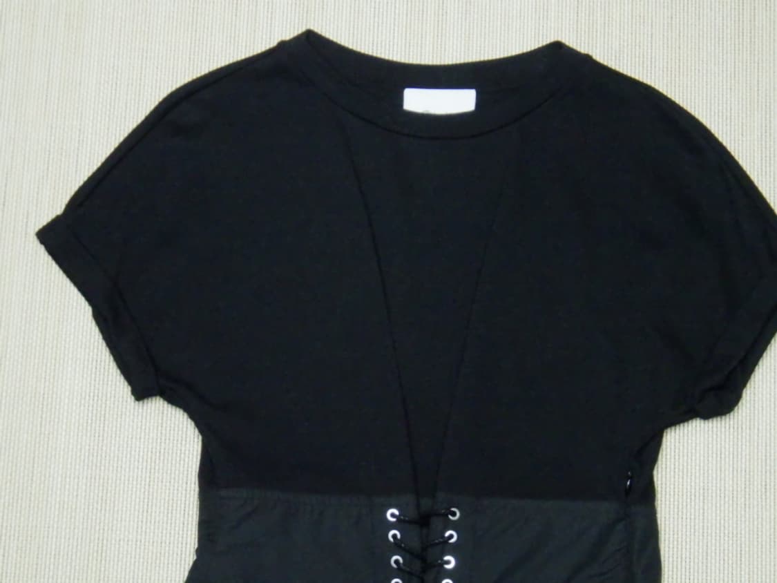 (XS) 필립플레인 레이스업 코르셋 웨이스트 셔츠 상품이미지3