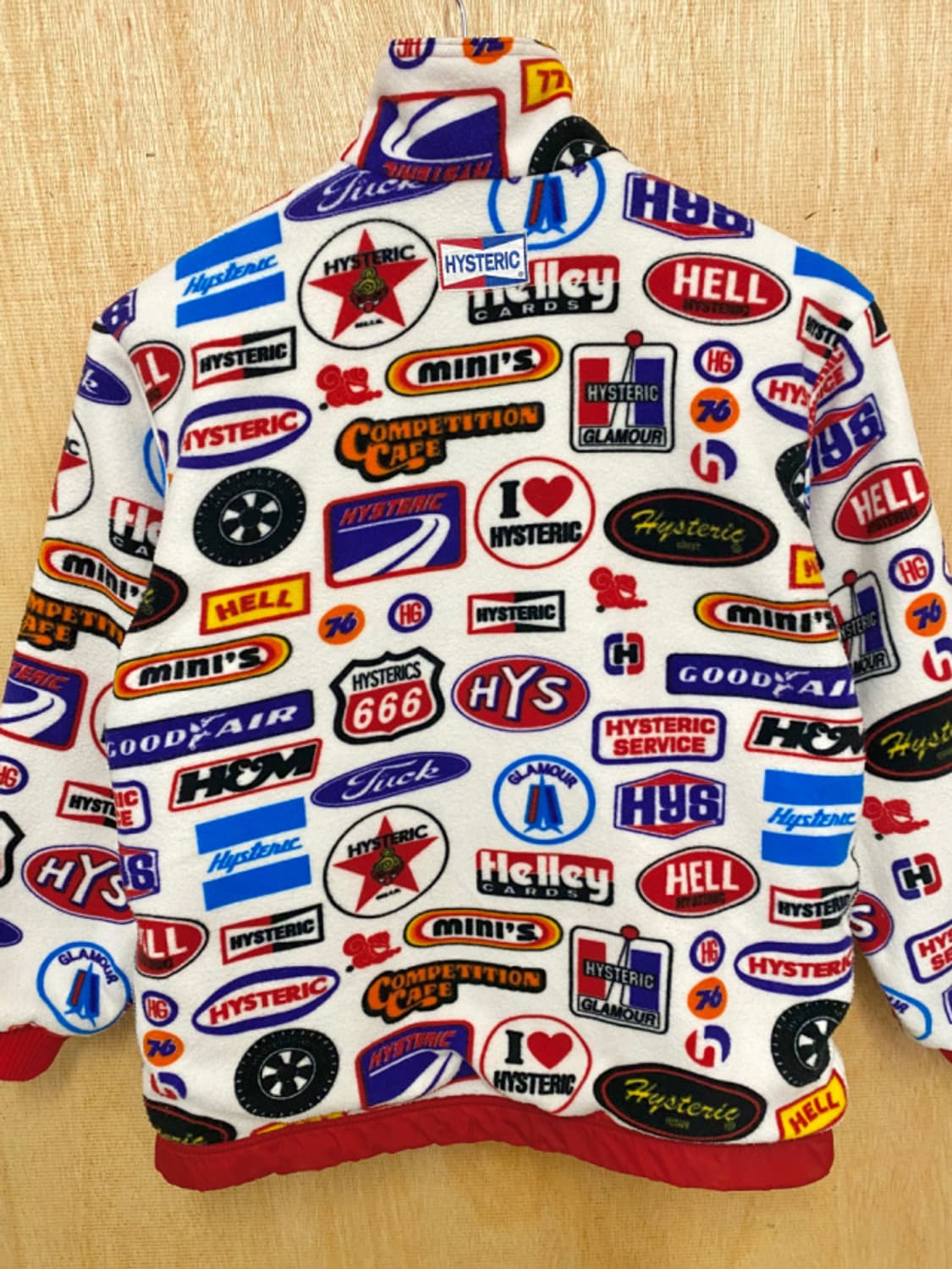 HYSTERIC GLAMOUR racing fleece jacket 상품이미지6