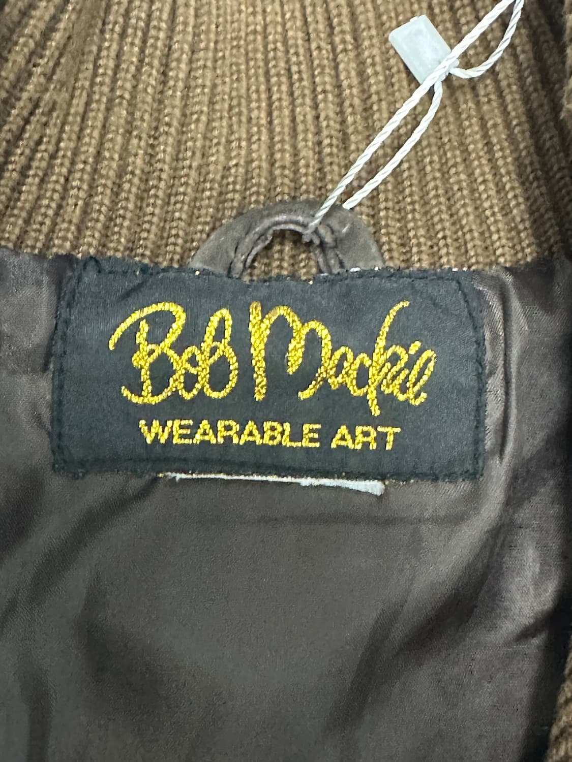 (80s)BOB MACKIE ‘WEARABLE ART’ 스웨이드 자켓 상품이미지5