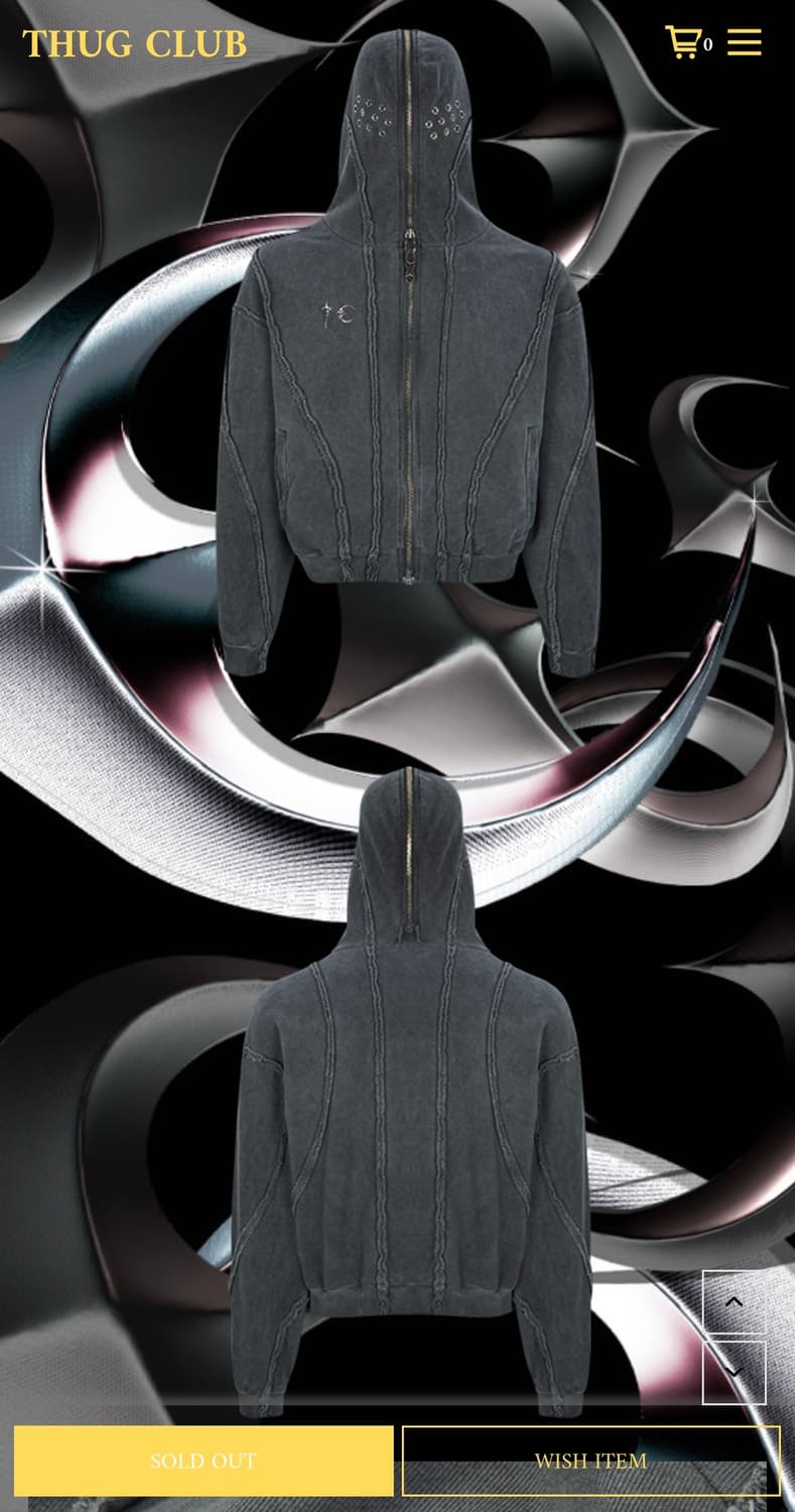 [2] Thug Club Gladitar Hoodie 상품이미지2