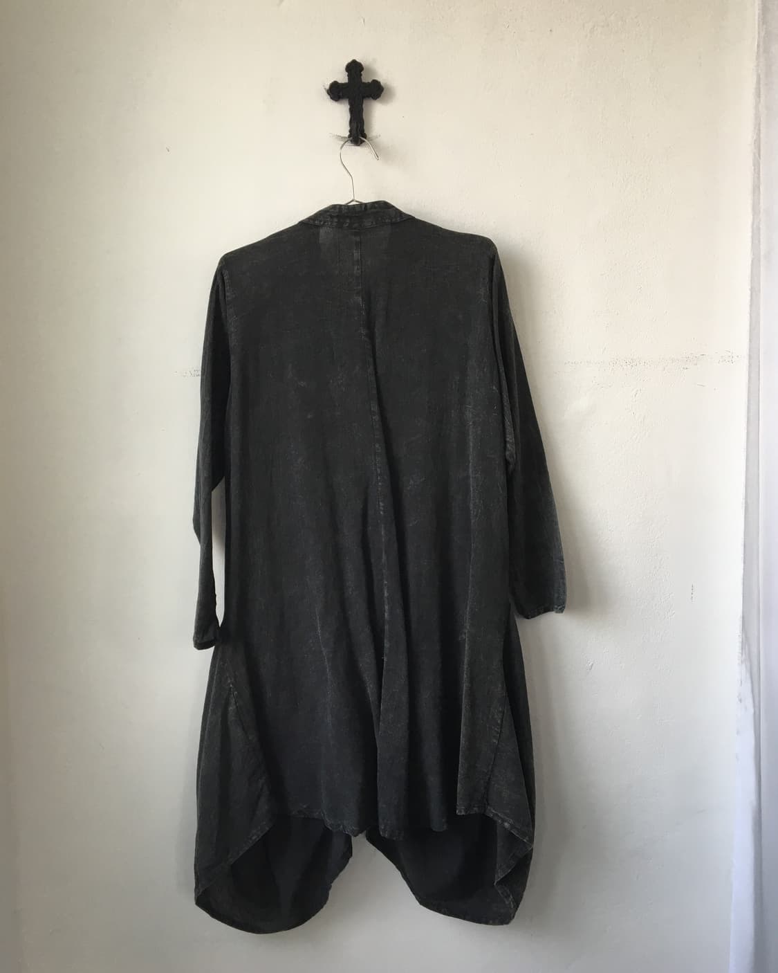 Drape line point long jacket 상품이미지3