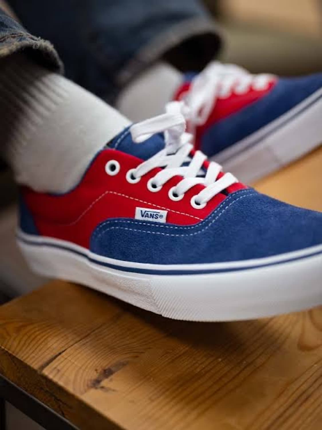 (280) 반스 스케이트 에라 블루 레드 상품이미지2